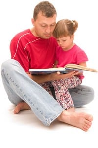 reading with dad