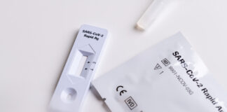 Sars Cov 2 rapid antigen test nasal kit. Self test. test at home. Corona, Covid 19. High quality photo