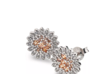 Stříbrné náušnice Hot Diamonds Emozioni Spirzzare EE032 s jemnými kamínky pro lehce výraznější vzhled.